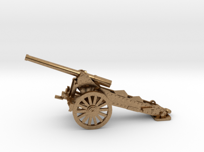 1/100, 1877 de Bange 155mm cannon (low detail) 3d printed
