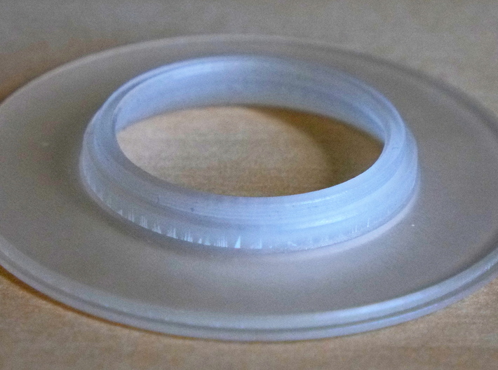 Filter Adapter for Fujinon 60mm lens 3d printed Lens side