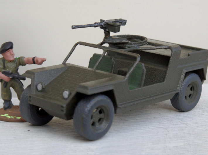 XR311 1:56 with wheels 3d printed assembled and painted