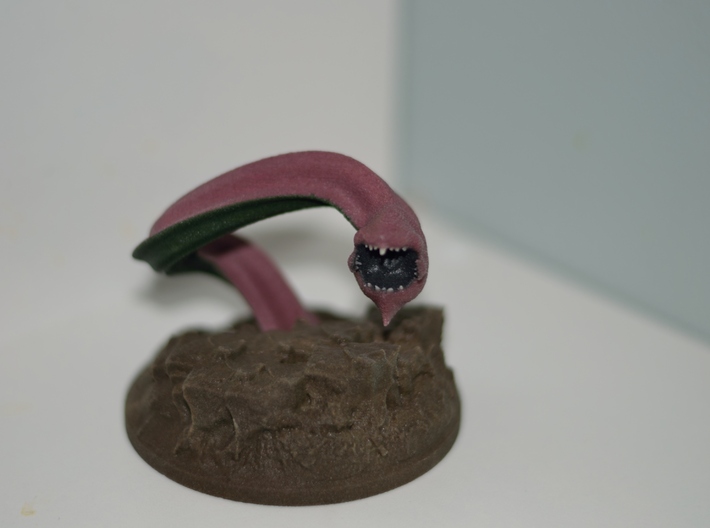 Dungeons and Dragons Purple Worm 3d printed 