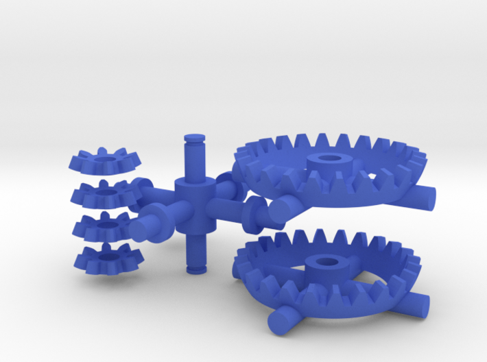 Multiplicator Gears and Axes - Kid Edition 3d printed 