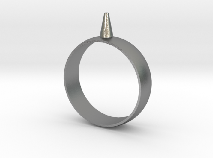Size 16 223-Designs Bullet Button Ring 3d printed