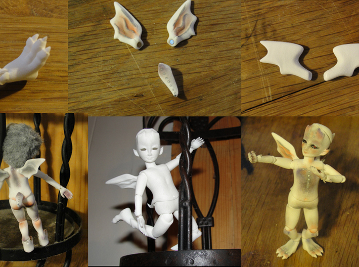 Gargoyle Littling (newest) 3d printed