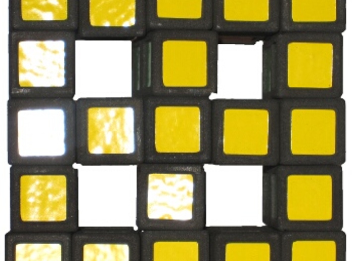 Grid Cube 3d printed Top view
