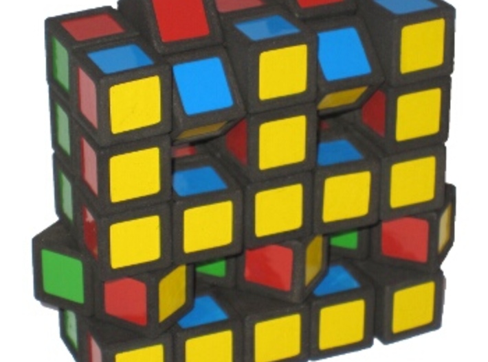 Grid Cube 3d printed More scrambling