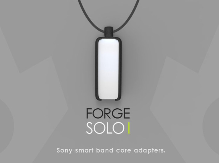 Sony smart band core adapter - SOLO I (pendant) 3d printed Leave the band