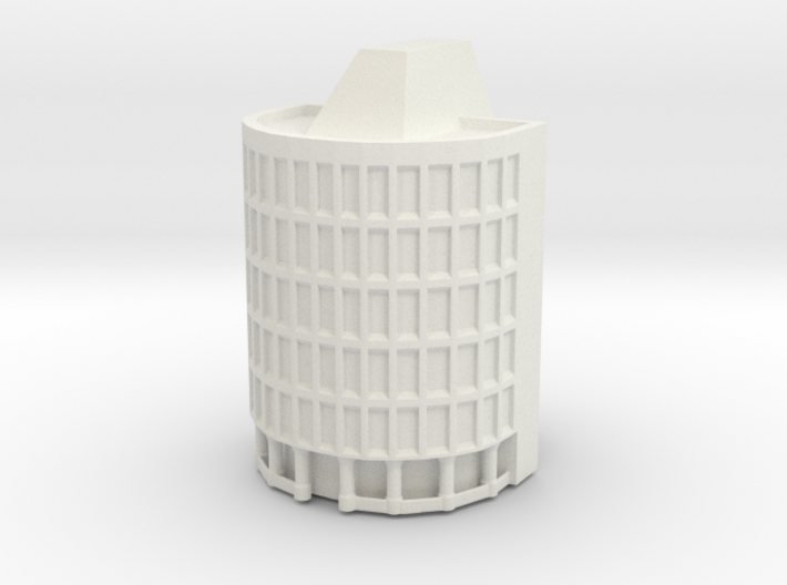 Rounded Office Building 3d printed