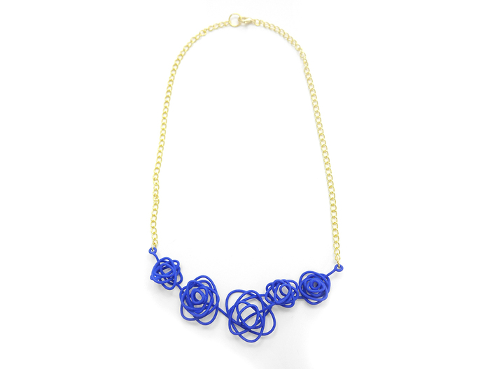 Sprouted Spiral Necklace 3d printed