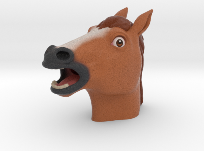 Creepy Horse Head 3d printed 