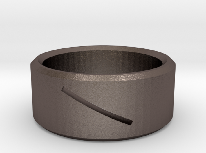 Round Ring with Slit 3d printed