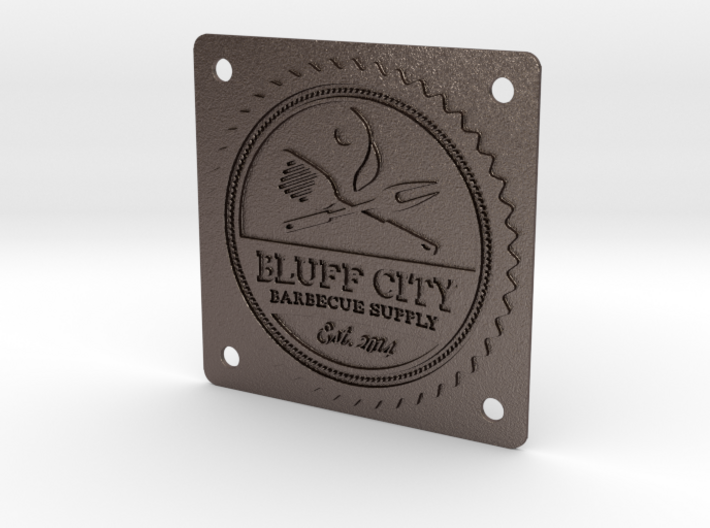 Bluff City Badge 3d printed