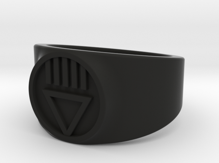 Black Death GL Ver 2 Ring Sz 14 3d printed