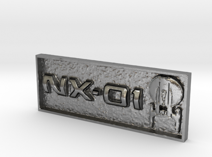 NX-01 2&quot; x .75&quot; Badge. 3d printed