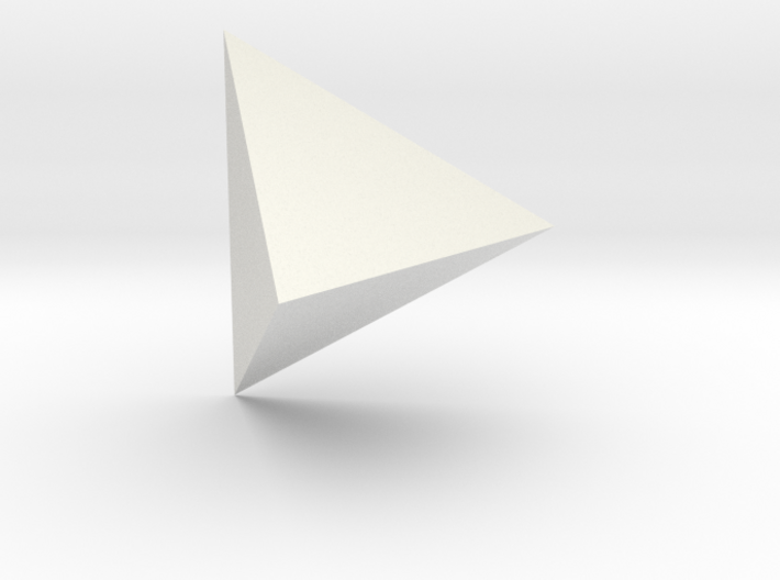 Tetrahedron edge length: 74mm 3d printed