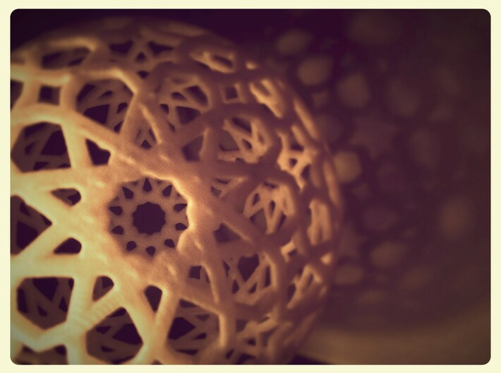 Great Rhombicosadodecahedron Star LARGE 3d printed