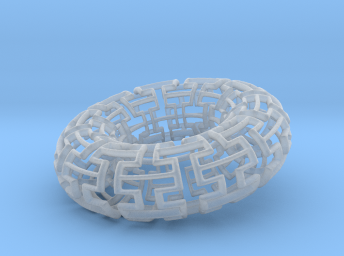 Greek Torus 3d printed