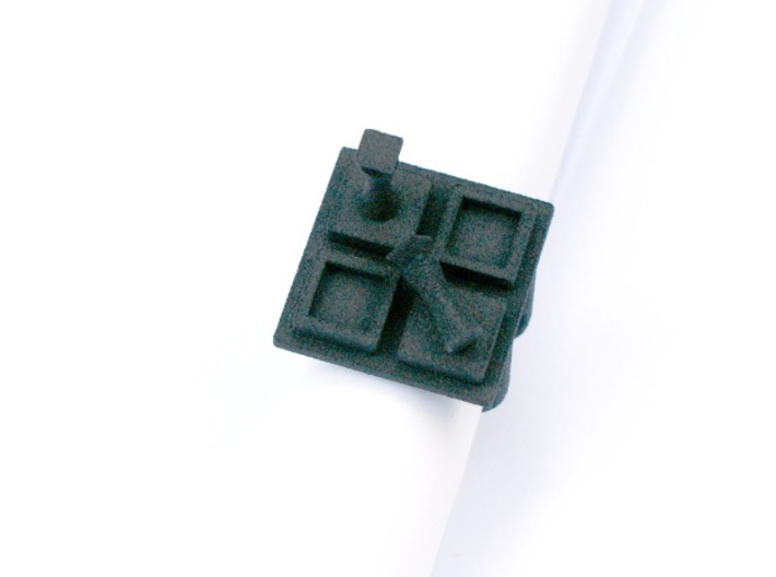 Chessmate ring size 8 U.S. 3d printed