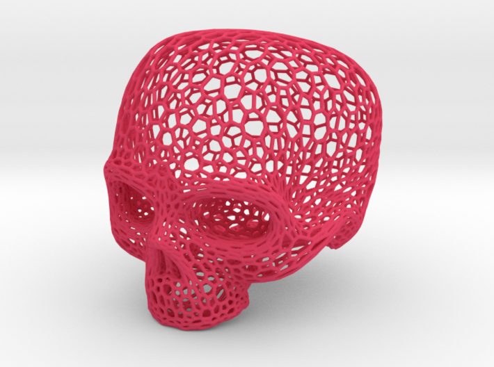 Autumn Skull 3d printed