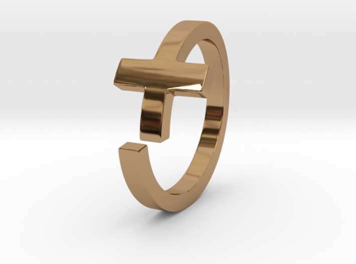 Cross Ring Size 9 3d printed