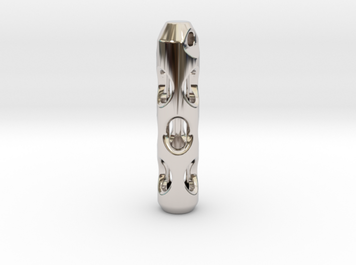 Tritium Lantern 2D (Silver/Brass/Plastic) 3d printed