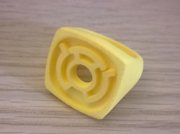 Sinestro Ring 3d printed