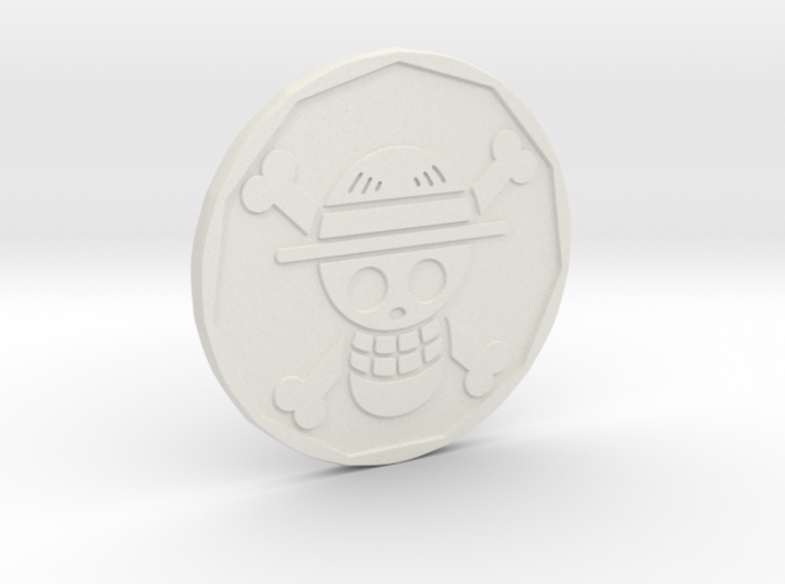 Monkey D. Luffy Coin 3d printed