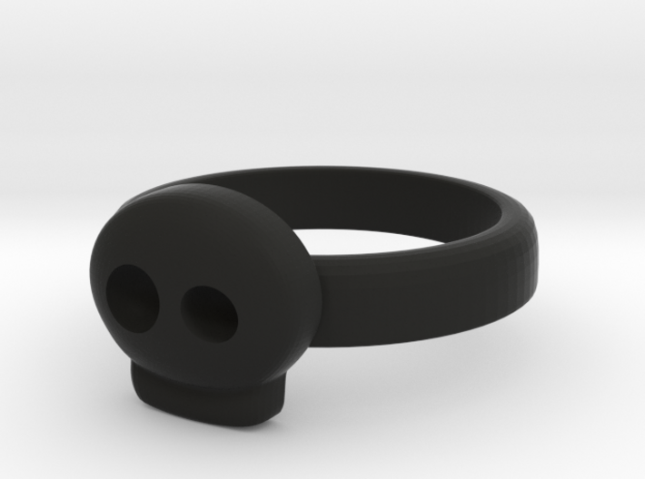 Simply Skull Ring - Size 8 3d printed