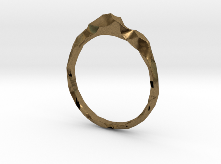 Shard Ring Asymmetrical 3d printed