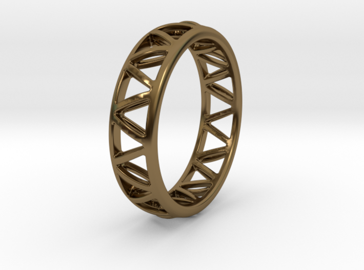 Truss Ring 2 Size 10 3d printed
