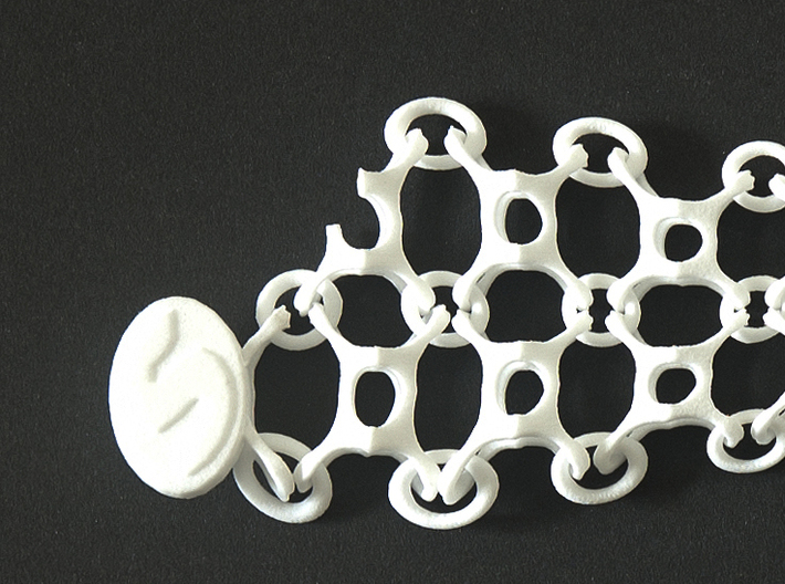 Spider Glass Wristlet (Sz S) 3d printed 