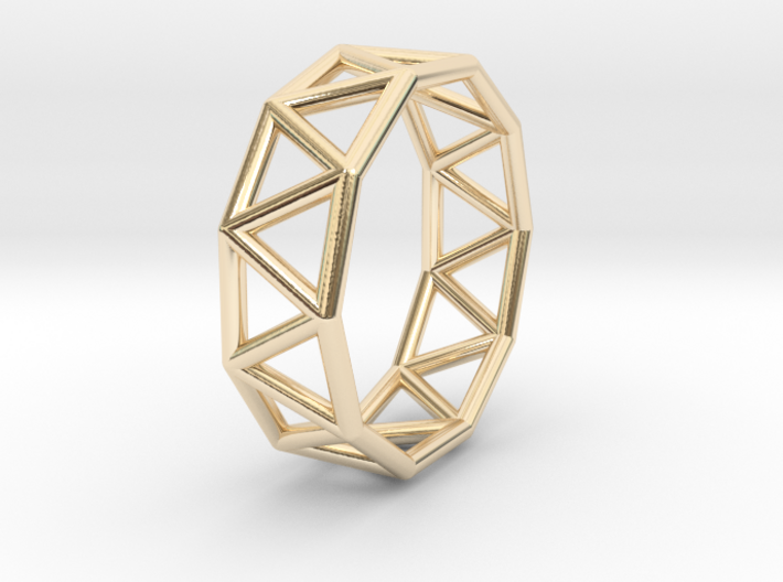 0340 Decagonal Antiprism Е (a=1сm) #001 3d printed