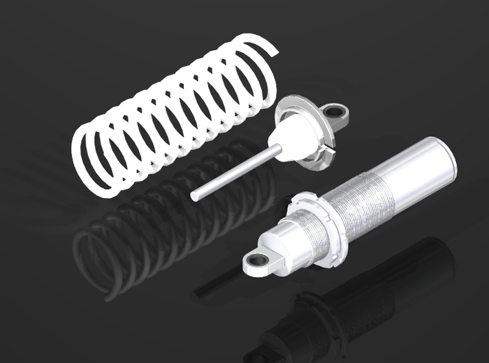 Koni Coilover Shock Assembly - .52 in. 3d printed 