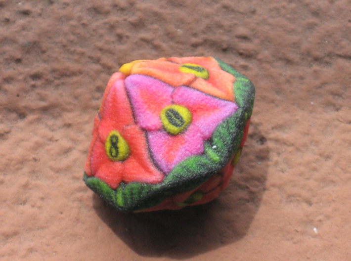 Flower Dice (Small) 3d printed D10
