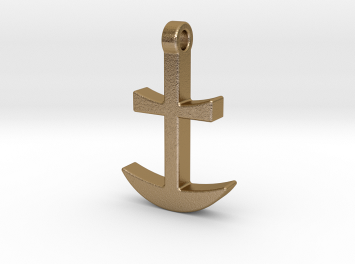 Anchor Pendant 3d printed