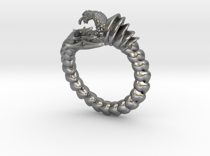 Viper Fish Ring 3d printed