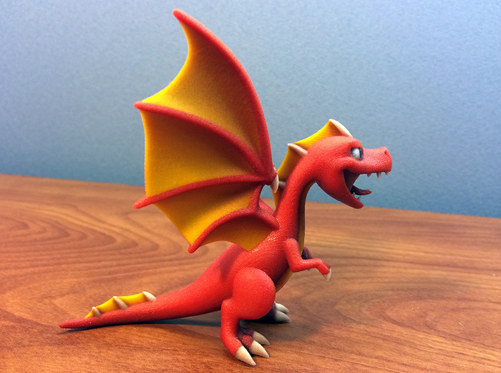 Dragonvale Adult Fire Dragon 3d printed 