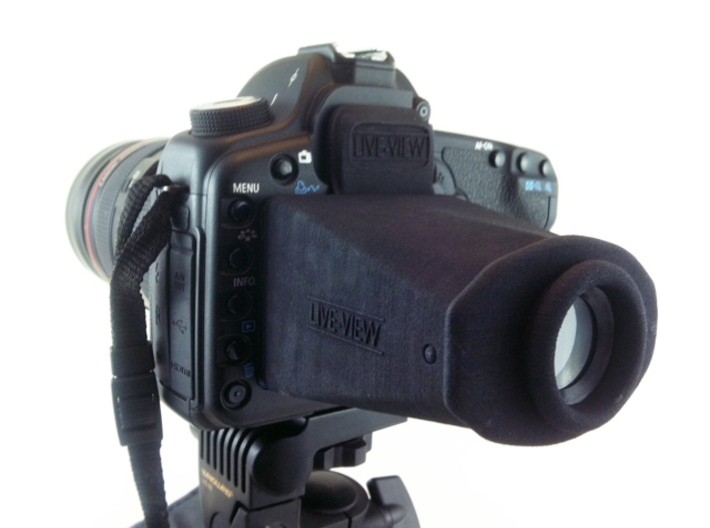 LVH 5D MKIIv1 vb 3d printed Live-View hood - Canon 5D MKII