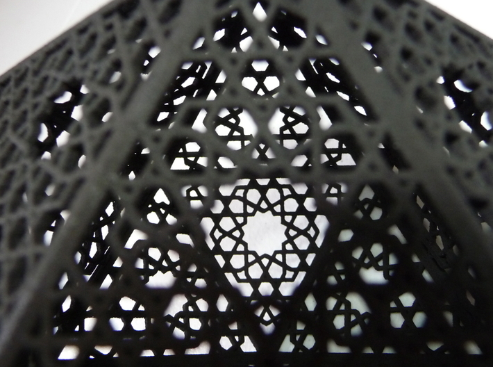 Screened Icosahedron 3d printed