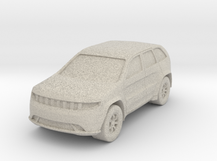 SUV at 1&quot;=16' Scale 3d printed