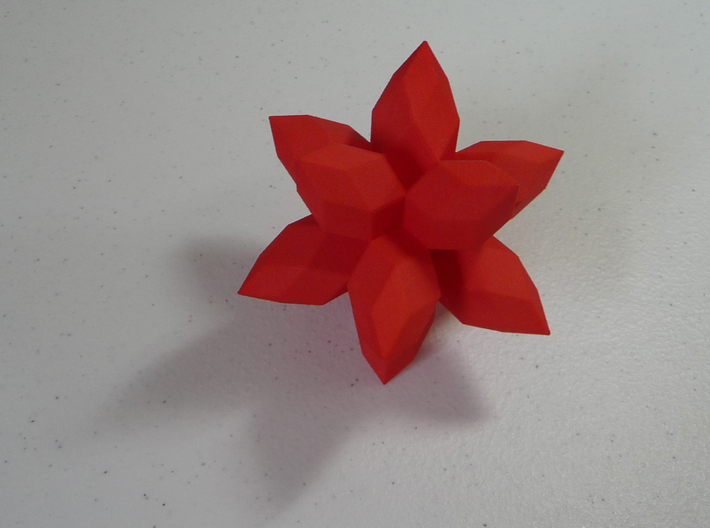 12-Pointed Zome Star 3d printed