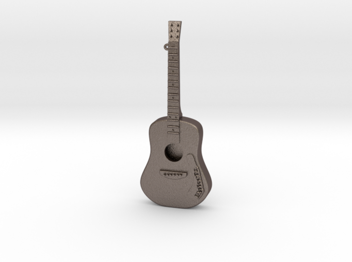 Guitar Pendant 3d printed
