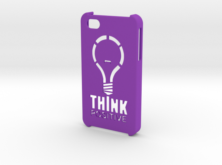 iPhone 4s Hard Case - Think Positive 3d printed