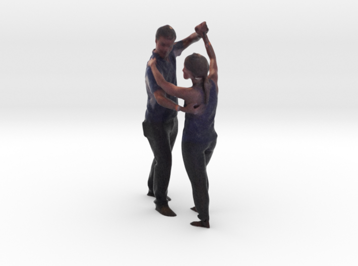 Dancing Couple - Denver Startup Week 2014 3d printed