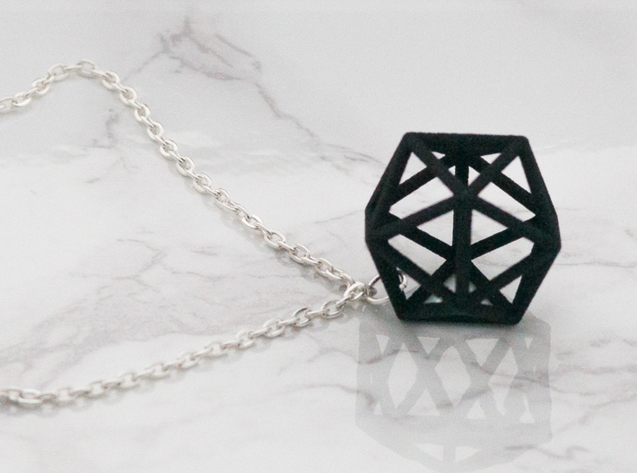 Dodecahedron Pendant 3d printed