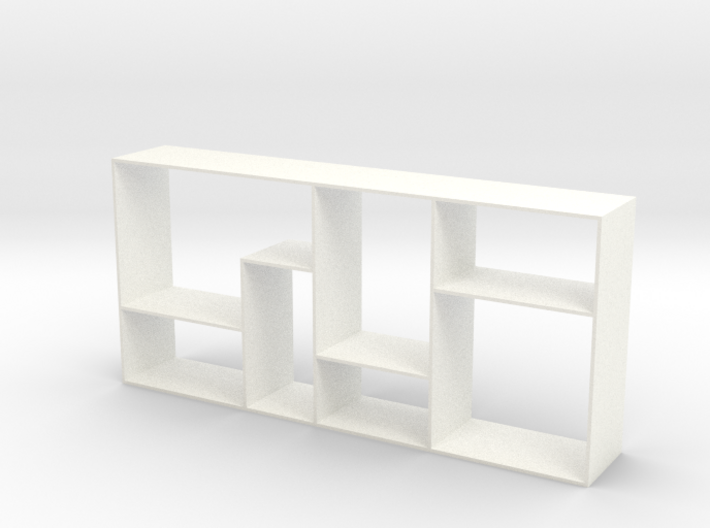 The Fixation 1:12 scale Bookshelf 3d printed 