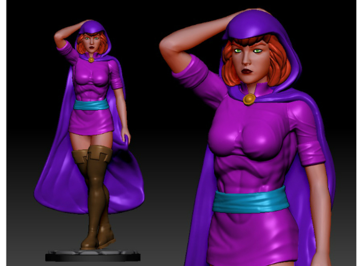 Sheila of D&amp;D 1.77inch Figure 3d printed Digital render of Sheila the Thief