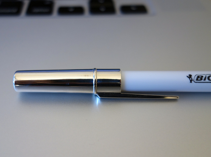 METALBiC RS premium metal pen cap 3d printed