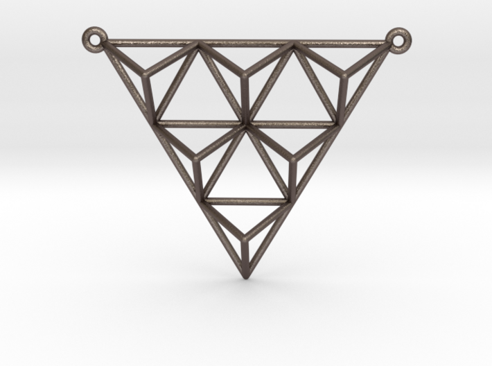Tetrahedron Pendant 2 3d printed