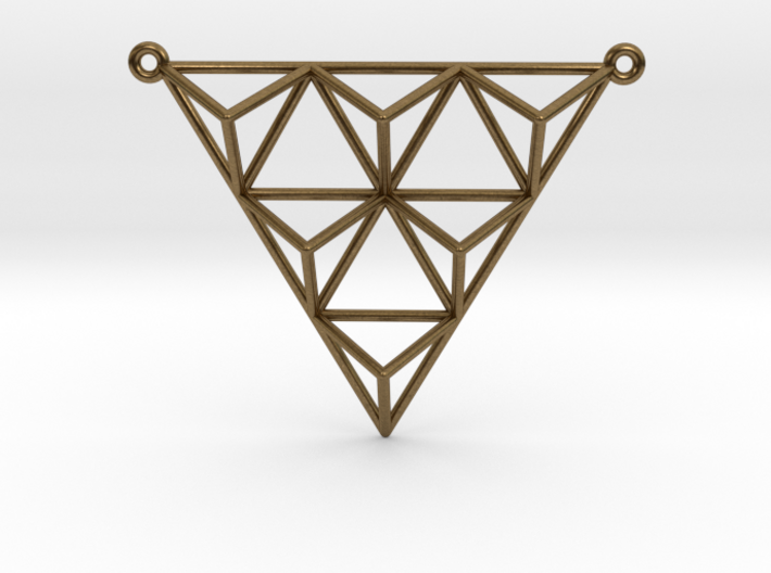 Tetrahedron Pendant 2 3d printed