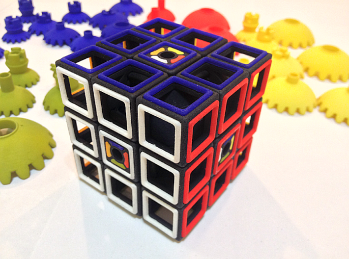 Multi-Gear Cube Kit 3d printed The Multi-Gear Cube Kit
